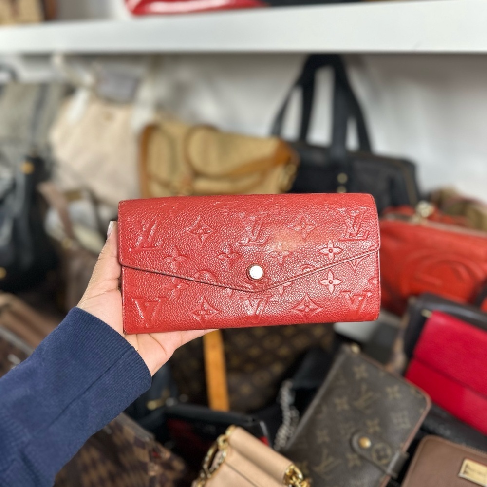 LV Long Empreinte Leather Wallet